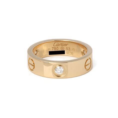 cartier love ring second hand